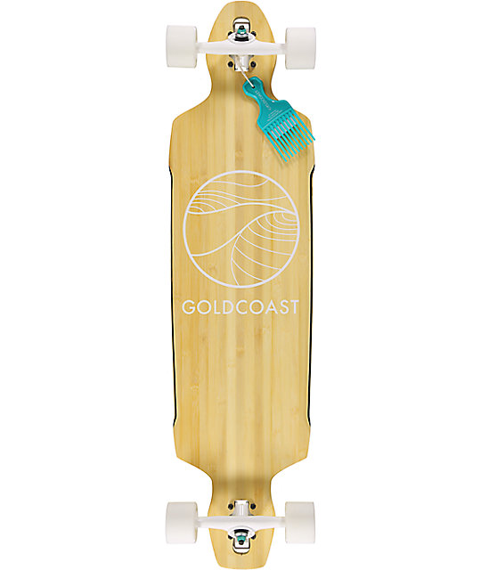 Gold Coast Bamboo 40.5" Drop Through Longboard Complete at ...